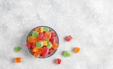 assortment multi colored marmalades