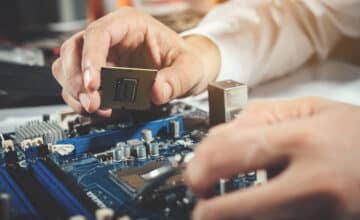 technician repairing computer computer hardware repairing upgrade technology