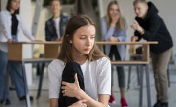 person suffering from bullying