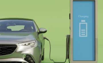 electric car charging station