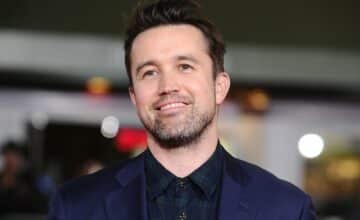 actor rob mcelhenney attends the premiere of fist fight at news photo 1618320528
