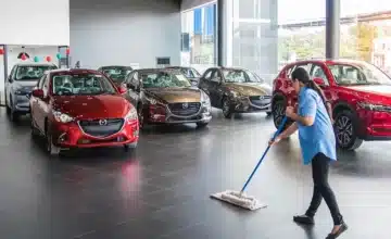 car dealership cleaning