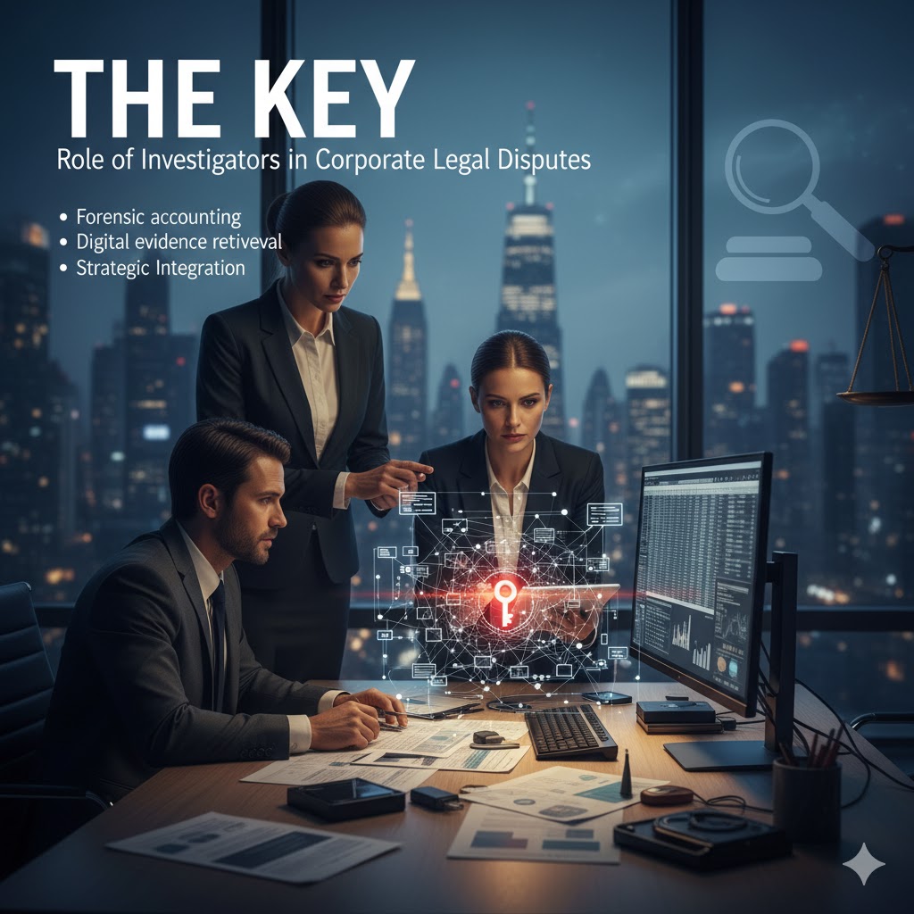 Investigators in Corporate Legal Disputes
